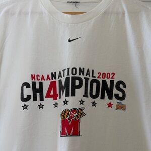 Nike 2002 Terps NCAA Champions Graphic Tee